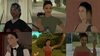 GTA SA  How to find amp get all CJs Girlfriends Guide [upl. by Doe348]