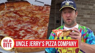 Barstool Pizza Review  Uncle Jerrys Pizza Company Cary IL [upl. by Ardisj414]