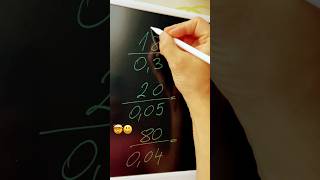 Fraction whit decimal 🤯math maths matematika tricks reels [upl. by Rasec803]