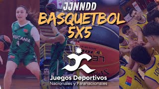 FINAL Femenina Juegos Nacionales Deportivos 2024 Araucania VS Antofagasta Basquetbol 5x5 [upl. by Ettenim578]