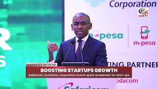 Safaricom Sumitomo corporation launch spark accelerator for start ups [upl. by Twelve]