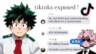 BNHAMHA  Mina Exposes Deku’s TikToks 😛 [upl. by Jerrome]