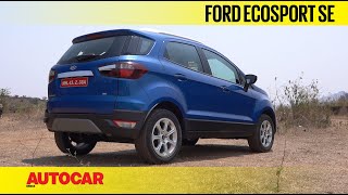 2021 Ford EcoSport SE  Twist in the tailgate  First Look  Autocar India [upl. by Rehteh]