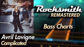 Avril Lavigne  Complicated  Rocksmith® 2014 Edition  Bass Chart [upl. by Phelips717]