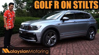 Volkswagen Tiguan Allspace RLine 2021 Review – A Golf R On Stilts [upl. by Seth311]