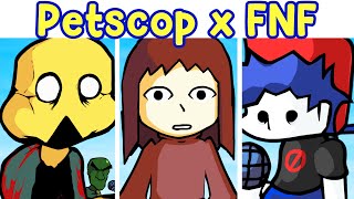 Friday Night Funkin VS Petscop FULL GAME All Secret Songs FNF ModFunkscop [upl. by Nork670]