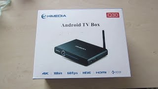 HIMEDIA Q30 Android TV Box Mediaplayer Review and Thoughts [upl. by Aylward590]