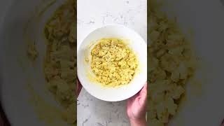 The Easiest Egg Salad Sandwich Recipe Ever shorts easyrecipe [upl. by Eanej]