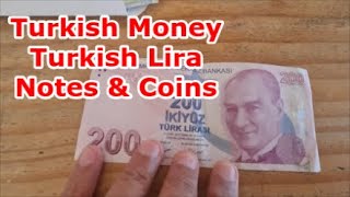 What Does Turkish Money Look Like Turkish Lira Note amp Coins  July 2022 [upl. by Sev758]