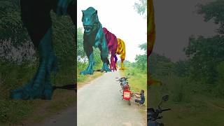 Big dinosaur chase trex chasing part 1095 shorts dinosaur youtube dinosaurs youtubeshorts [upl. by Atinrahs]