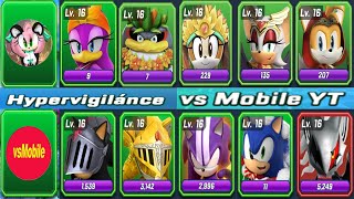 Sonic Forces Crazy Party Match 10 Max Runners  HYPERVIGILANCE amp vsMOBILE Gameplay Walkthrough [upl. by Rebeh]