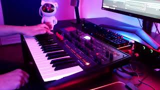 Korg Modwave mk2  my first 5 presets and impressions sound demono talking [upl. by Achorn]