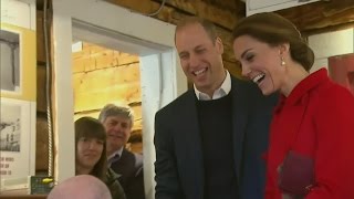 Will and Kate send first joint tweet on Canada tour [upl. by Chura]