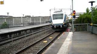 NSB Lokaltog from Stavanger to Egersund departs Sandnes station [upl. by Amliw552]