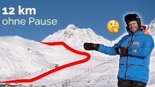 12 km Abfahrt an einem Stück Talabfahrt Engelberg Titlis [upl. by Saxela]