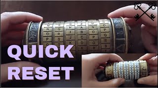 How To Reset A Cryptex Da Vinci Code Lock Safe Combo Tutorial  Lock Reset Series [upl. by Eejan]