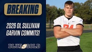 🚨BREAKING 2026 OL Sullivan Garvin commits to Notre Dame football  What does it mean [upl. by Jerrilee]