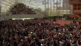 Benny Hinn  Fire Falling at the Crystal Cathedral [upl. by Leakcim]