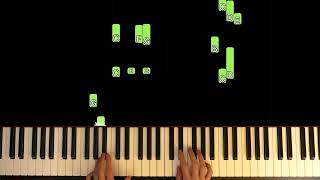 How to play The Entertainer by Scott Joplin on the Piano easy tutorial [upl. by Ulda520]