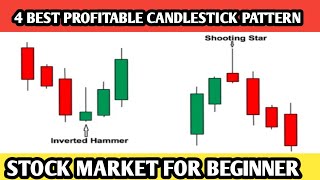 4 best profitable candlestick pattern 📉🔥 stock market for beginners trading candlestickpattrens [upl. by Akehsat597]