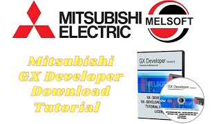 How to download GX Developer  Mitsubishi PLC programming software [upl. by Staten]