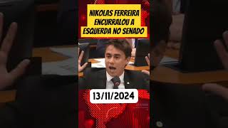 Nikolas Ferreira falou na cara dos esquerd4 no Senado brasileiro shorts [upl. by Shaia]