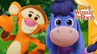 Tigger and Eeyore Meditate  Me amp Winnie the Pooh 🍯  Vlog 24  disneyjr [upl. by Paynter342]