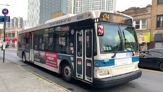 MTA NYCT Bus 2009 Orion VII NG 4200 Q24 Bus at Jamaica Av146 St [upl. by Ecirtnuahs467]