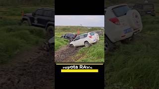 Offroad Battle Toyota Rav4 vs Prado offroad 4x4 prado [upl. by Seligman]