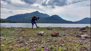 Fisherfield 3 Munros bikehike from Kinlochewe [upl. by Boccaj]