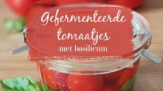 Gefermenteerde tomaatjes [upl. by Maillliw]