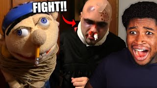 JEFFY IS A SERIAL KILLER  SML Movie The Secret Door Reaction [upl. by Lotty]