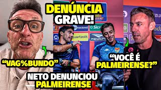 A DENÚNCIA INACEITÁVEL DENTRO DO VESTIÁRIO ENTRE PALMEIRENSE E ARBITRAGEM FEITA POR NET0 QUE VIROU [upl. by Ateekahs]