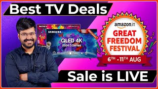 Amazon Great Freedom Sale 🛍️ Best 4K TV to Buy 🔥Samsung Sony LG MI VU OnePlus ACER Hisense [upl. by Shig]