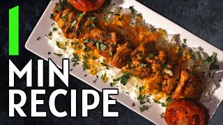 Persian Chicken Kebab RECIPE  1 MINUTE RECIPE [upl. by Justina867]