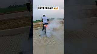 Ns200 Burnout 🔥rakkovlogs ns200 burnout shorts shortvideo bike [upl. by Sezen]