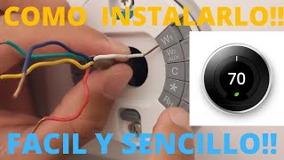 UNBOXING Y INSTALACION DEL Thermostat de Google Nest Learning Thermostat [upl. by Daphie361]