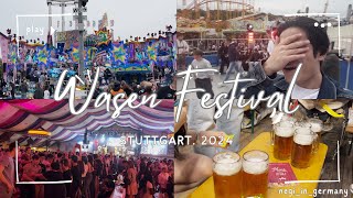 Stuttgart Wasen Vlog Volkfest 2024  Negi in Germany  Beer Festival [upl. by Nyrehtac]