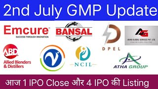 Nephro Care IPO  Emcure Pharmaceutical IPO  Bansal Wire IPO  Vraj Iron And Steel IPO [upl. by Yelda]