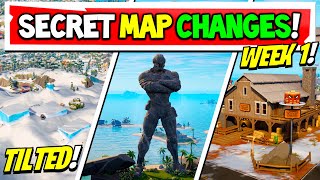 Fortnite Chapter 3 SECRET MAP CHANGES quotTilted Towersquot [upl. by Miner872]