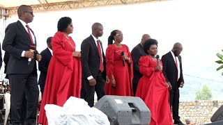 Indirimbo yaririmbwe na chorale yAbashikiranganji mu gusozera igikorane co gushimira Imana [upl. by Us]