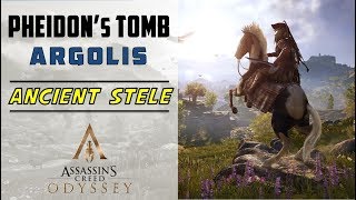 Pheidons Tomb Argolis  Ancient Stele Location  ASSASSINS CREED ODYSSEY [upl. by Atival]