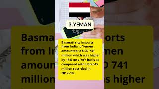 Basmati rice importing countries from India export trade basmatirice foodexport apeda exporter [upl. by Darin678]