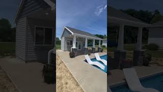 Pool house complete for a happy customer From blueprint to reality [upl. by Edmanda]