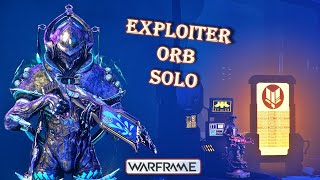 Exploiter Orb SOLO in WARFRAME [upl. by Rivalee]