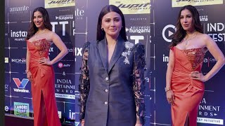 Daisy Shah amp Sophie Chowdhury Looks Beautiful At Hungama OTT India Fest Event [upl. by Ahsiekyt]