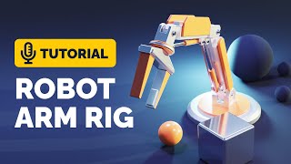 Robotic Arm Rig Tutorial in Blender 33  Polygon Runway [upl. by Shurlocke]