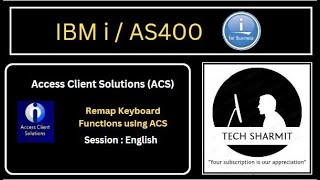 Keyboard mapping using ACS  access client solutions  as400 tutorial for beginner english  ibmi [upl. by Netloc]