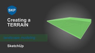 Creating a terrain using a point clouds in SketchUp [upl. by Aikenat938]