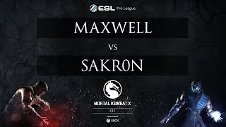 MaXWelL vs Sakr0n  MKX Pro League  CIS  MidSeason Showdown  Quarterfinals [upl. by Rawdon918]